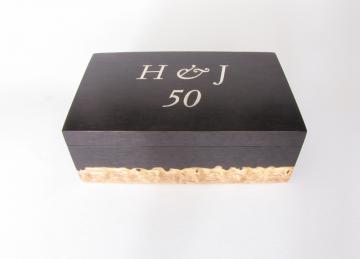 African Blackwood  box  personalised wedding present