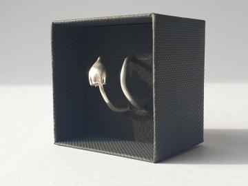 Silver Ring Magic Mushroom - Adjustable - INTRODUCTORY OFFER! : $88